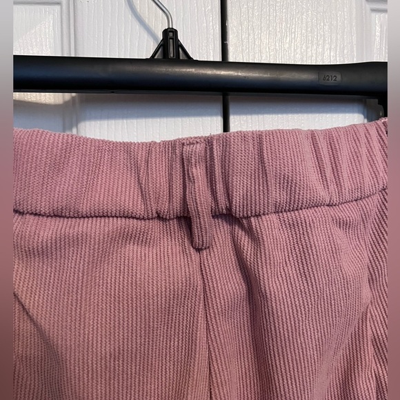 SHEIN MOD Large Size Solid Color wide Leg Casual Corduroy Pants - Picture 6 of 7